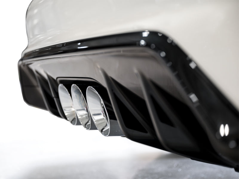 AWE Tuning 2023 Honda Civic Type R FL5 Track Edition Exhaust w/ Triple Chrome Silver Tips 3020-52287 3020-52287 Photo - Mounted