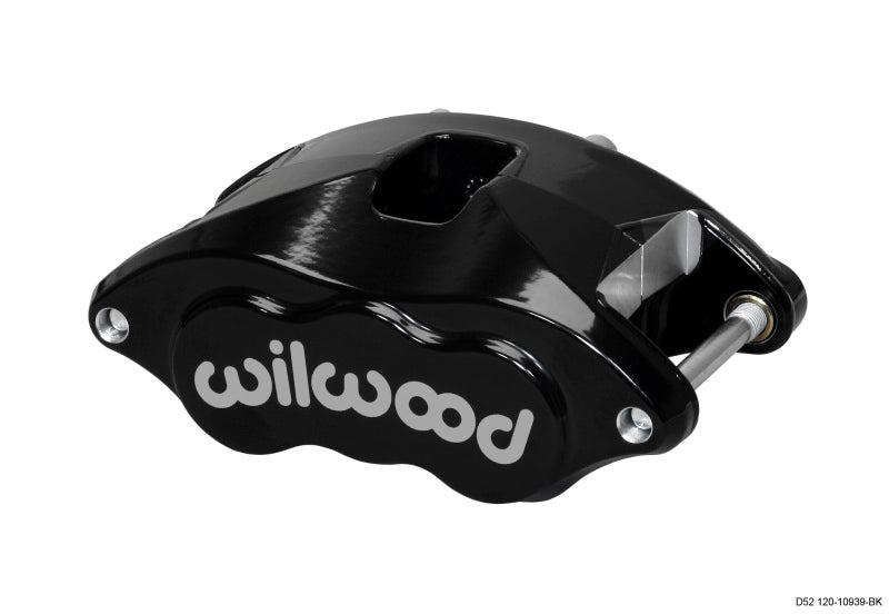 Wilwood Caliper-D52-Black Pwdr, 1.25/1.25" Pistons, 1.04" Disc 120-10939-BK Photo - Primary