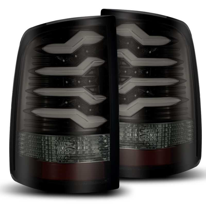 AlphaRex 09-18 Dodge Ram 1500 PRO-Series LED Tail Lights Jet Black 640010 640010 Photo - Primary