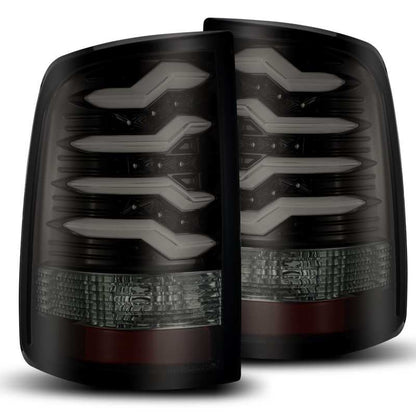 AlphaRex 09-18 Dodge Ram 1500 PRO-Series LED Tail Lights Jet Black 640010 640010 Photo - Primary