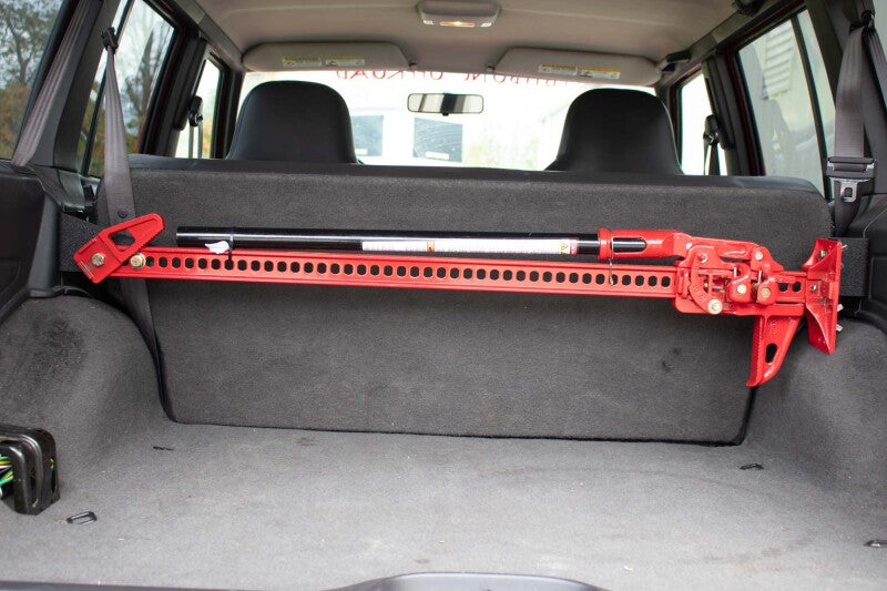 Fishbone Offroad 84-01 Jeep Cherokee XJ Rear Seat Hi-Lift Jack Mount FB25314 FB25314 Photo - lifestyle view