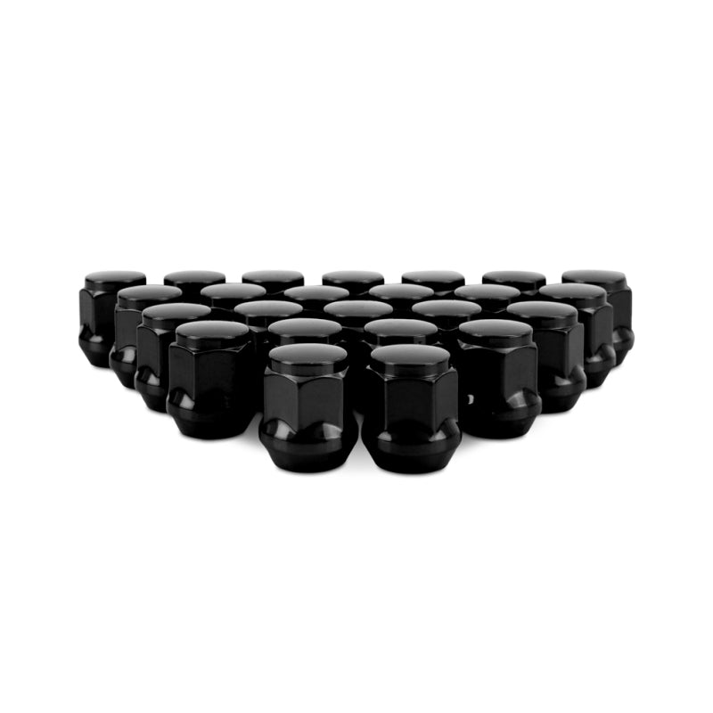 Mishimoto Steel Acorn Lug Nuts M12 x 1.5 - 24pc Set - Black MMLG-AC1215-24BK MMLG-AC1215-24BK User 1