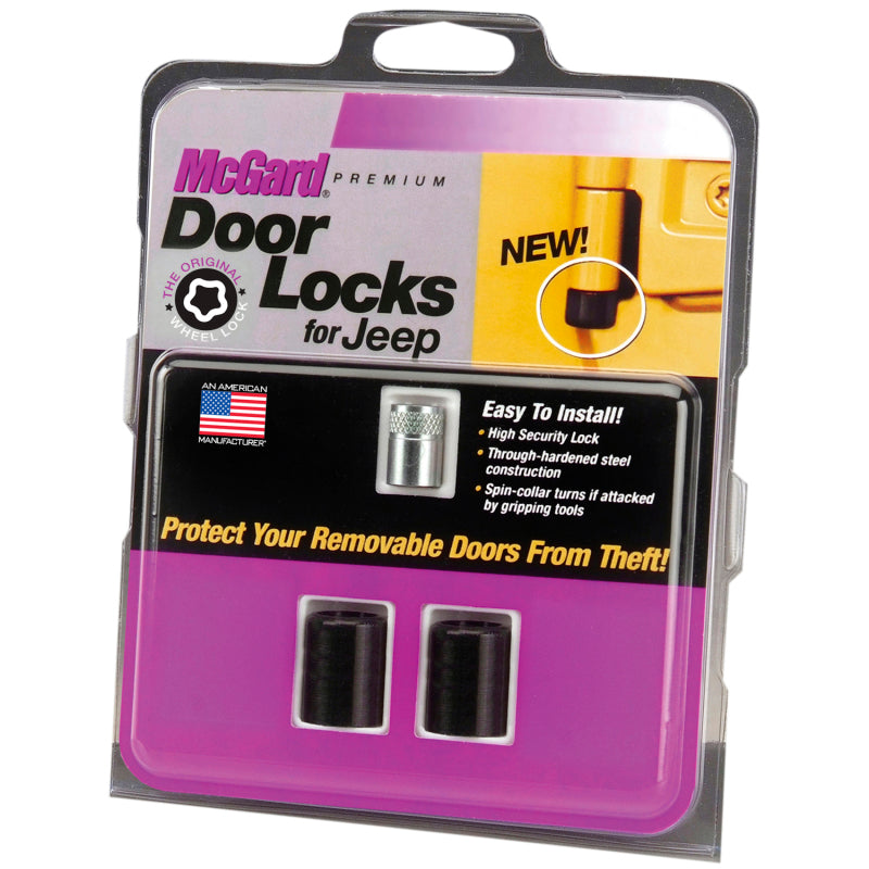 McGard 97-06 Jeep Wangler TJ / Unlimited LJ 2-Door Lock Set - (2 Locks) 76058 76058 Photo - in package