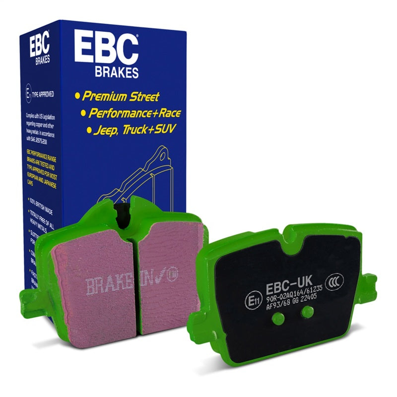 EBC 2019+ BMW Z4 G29 2.0T Greenstuff Rear Brake Pads DP22405 DP22405 Photo - Primary