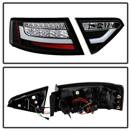 Spyder Audi A5 08-12 LED Tail Lights Black ALT-YD-AA508-LED-BK 5082275 5082275 Photo - Unmounted