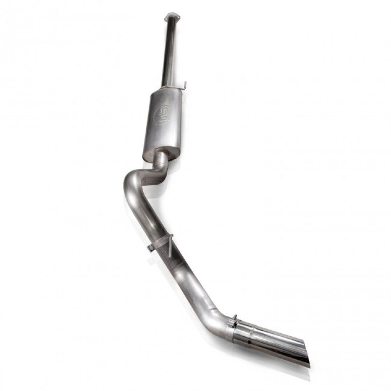 Stainless Works 2011-14 F-150 3.5L 3-1/2in Catback S-Tube Muffler Factory Connection FTECOCB-LMF FTECOCB-LMF Photo - out of package