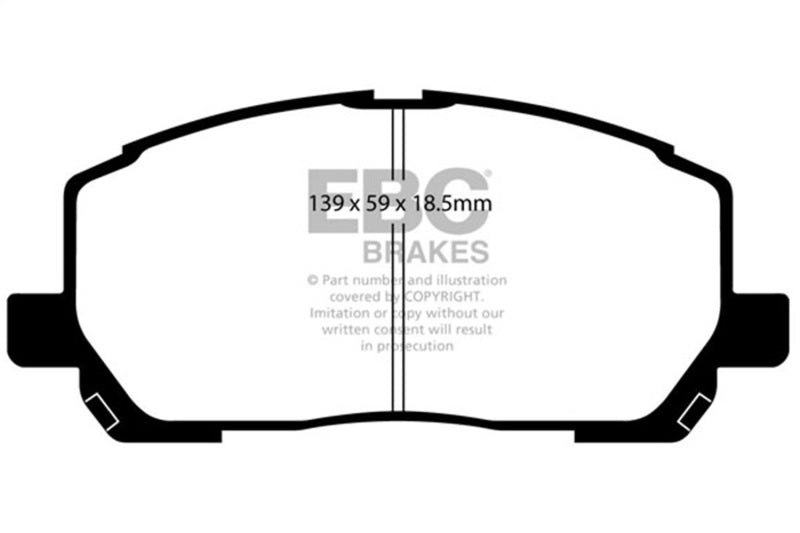 EBC Disc Brake Pad Set DP41634R Photo - Primary