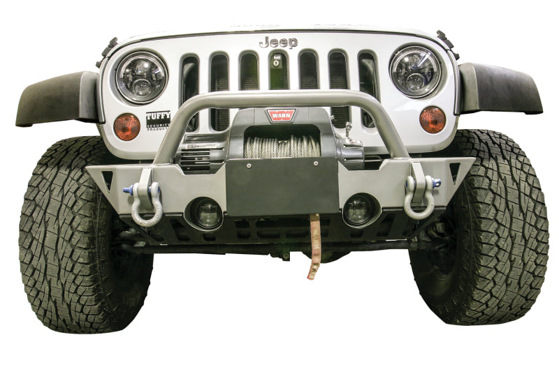 Tuffy Products Tuffy Flipup License Plate Holder- Winch W/Hawse- Blk 333-01 333-01 Photo - Mounted