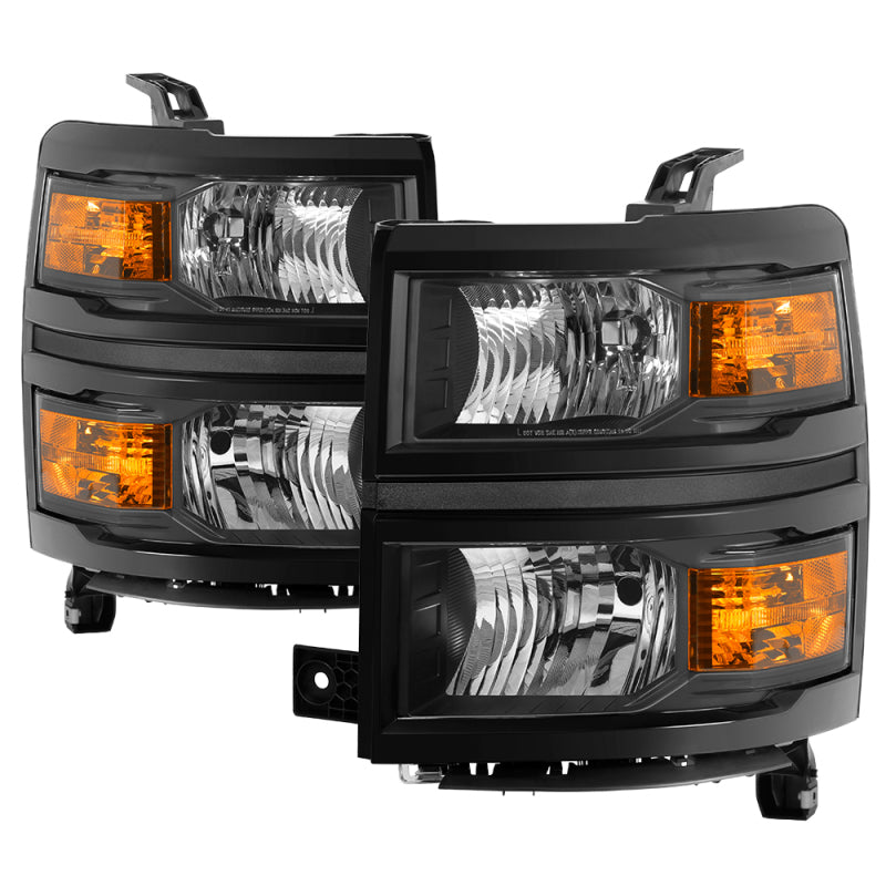 SPYDER Chevrolet Silverado 1500 14-15 (Non-HD) OEM Style Headlights - Black HD-JH-CS14-AM-BK 9040085 9040085 Photo - Primary