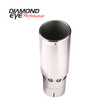 Diamond Eye Performance Diamond Eye TIP 4in-5inX16in VENTED/INTERCOOLER ROLLED-ANGLE SLOTTED POLISHED SS 15-DEGREE ANGLE CUT 4516VRA 4516VRA Photo - Primary