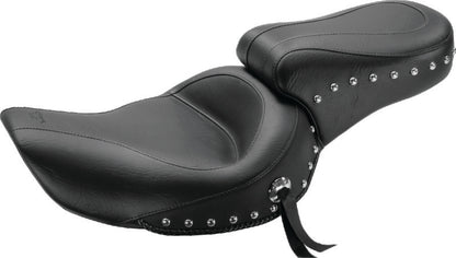 Mustang Motorcycle Mustang 91-05 Harley Dyna Standard Touring 1PC Seat w/Studs - Black 75533 75533 Photo - Primary