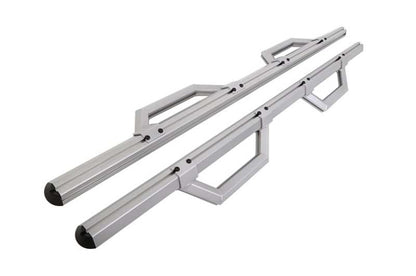Dee Zee Deezee 99-23 Chevrolet/GMC/Dodge/Ford Full Size Truck Hex Series - Crew Cab Side Steps (Silver) DZ66321 DZ66321 User 1