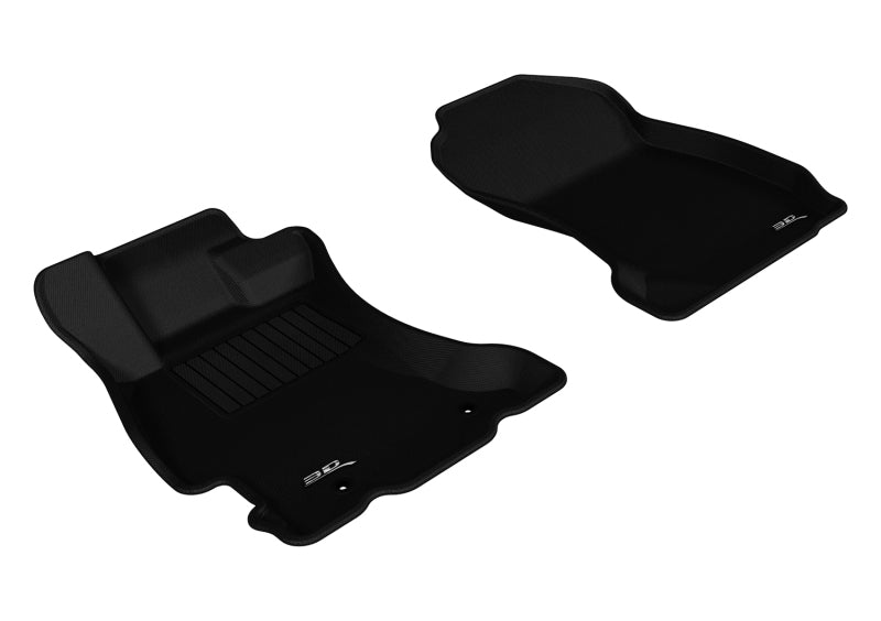 3D MAXpider 2014-2018 Subaru Forester Kagu 1st Row Floormat - Black L1SB00911509 L1SB00911509 Photo - Primary
