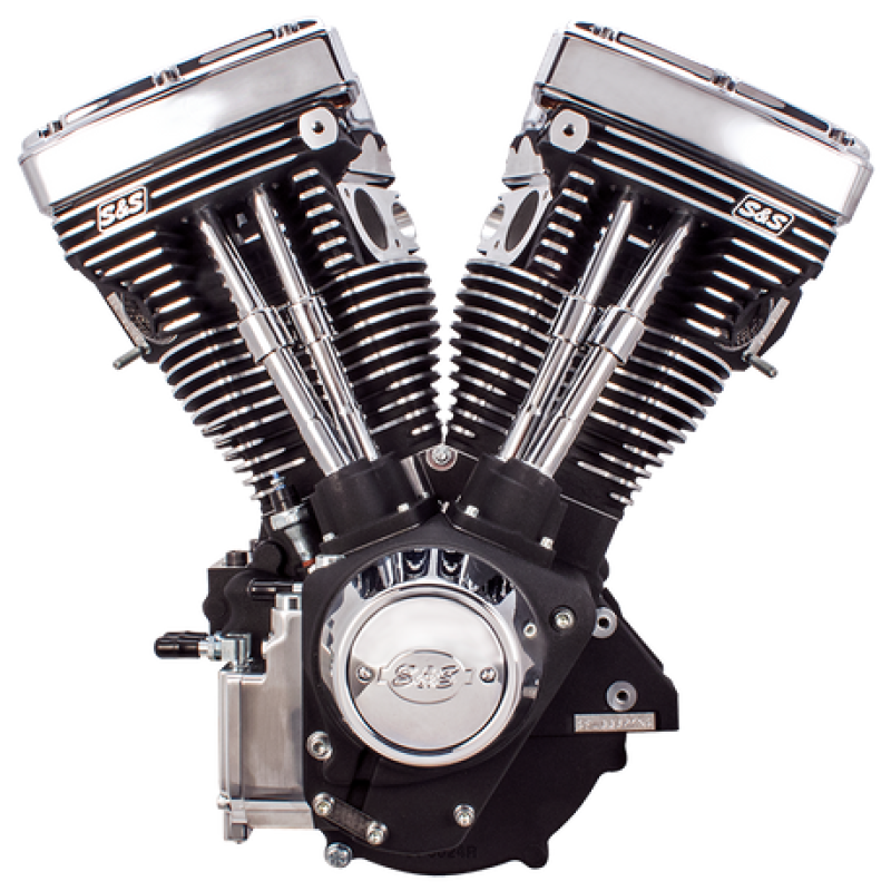 S&S Cycle 84-99 BT V111 Long Block Engine - Wrinkle Black 310-0766 310-0766 User 1