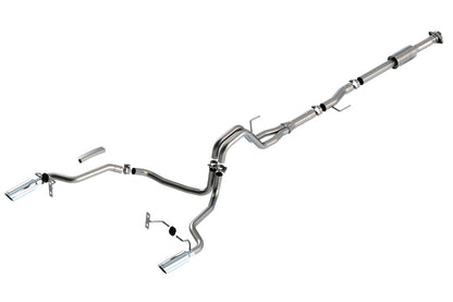 Borla F-150 2021 2.7L/3.5L 2/4wd 4dr CC SB EC STB Lari/King R/Plinum/LTD 3/2.25 Cat-Back AK CHR Tips 140864 140864 Photo - Primary