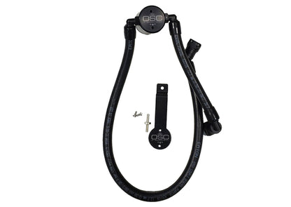 J&L Oil Separator 3.0 Passenger Side 2011-14 Mustang GT/12-13 Boss 302 Remote Mount - Black Anodized 3041P-B 3041P-B Photo - Primary