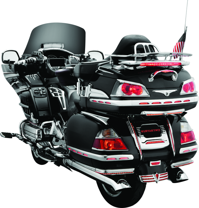 Kuryakyn L.E.D. Lighted Trunk Lid Handle 01-17 GL1800 Chrome 3215 3215 User 1