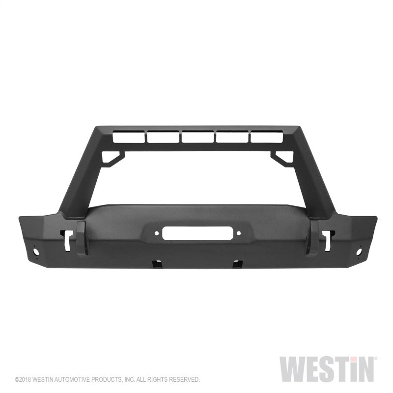 Westin Wj2 Stubby Front Bumper W/Led Lt Bar Mnt 59-80025 Photo - Primary