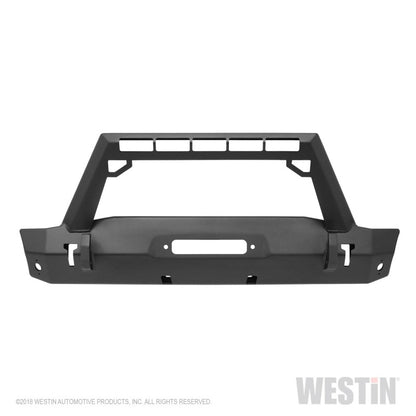 Westin Wj2 Stubby Front Bumper W/Led Lt Bar Mnt 59-80025 Photo - Primary