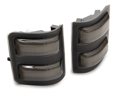 Raxiom 11-16 Ford F-250/F-350 Super Duty Axial LED Switchback Side Mirror Marker Lamps- Smoked SD18248 SD18248 Photo - Close Up
