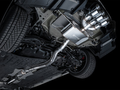 AWE Tuning 2024 Acura Integra Type S DE5 FWD Touring Edition Exhaust w/ Triple Chrome Silver Tips 3015-52335 3015-52335 Photo - Mounted