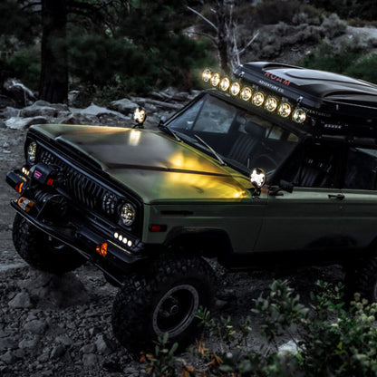 KC HiLiTES SlimLite 6in. LED Light 50w Spot Beam (Pair Pack System) - Black 100 100 Photo - lifestyle view