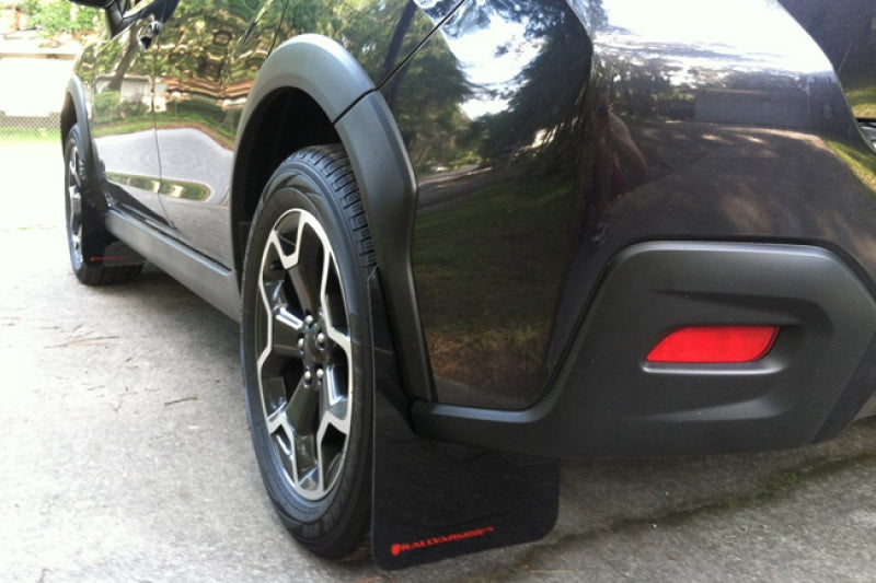 Rally Armor 13+ Subaru XV Crosstrek Black Mud Flap w/ Orange Logo MF26-UR-BLK/OR User 3