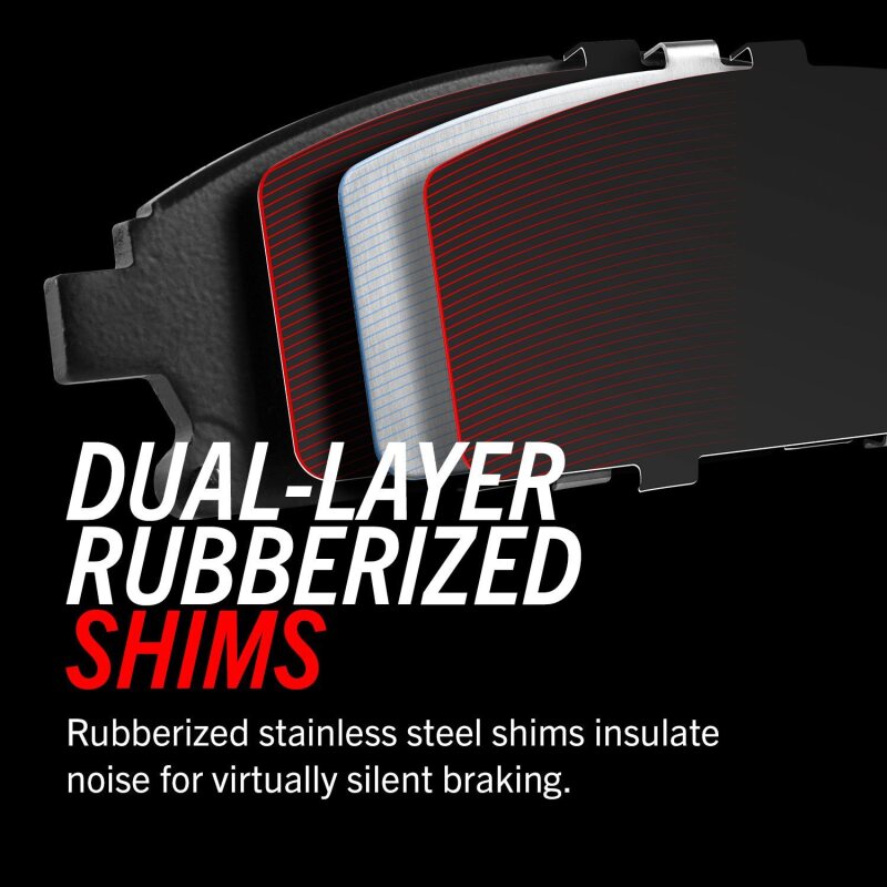 PowerStop Power Stop 20-22 Kia Soul Front Z16 Evo Ceramic Brake Pad 16-2287 16-2287 Features and Benefits