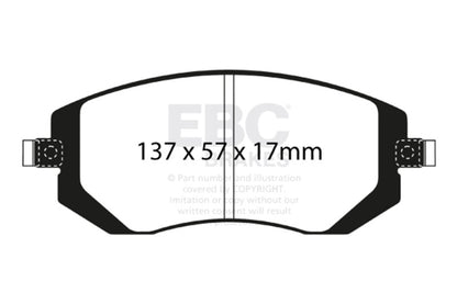 EBC Disc Brake Pad Set DP21661 Photo - Primary