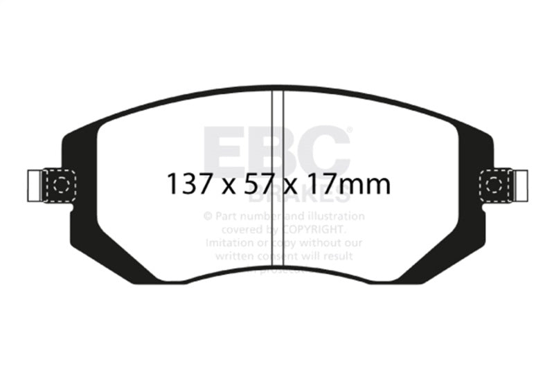 EBC Disc Brake Pad Set DP31661C Photo - Primary