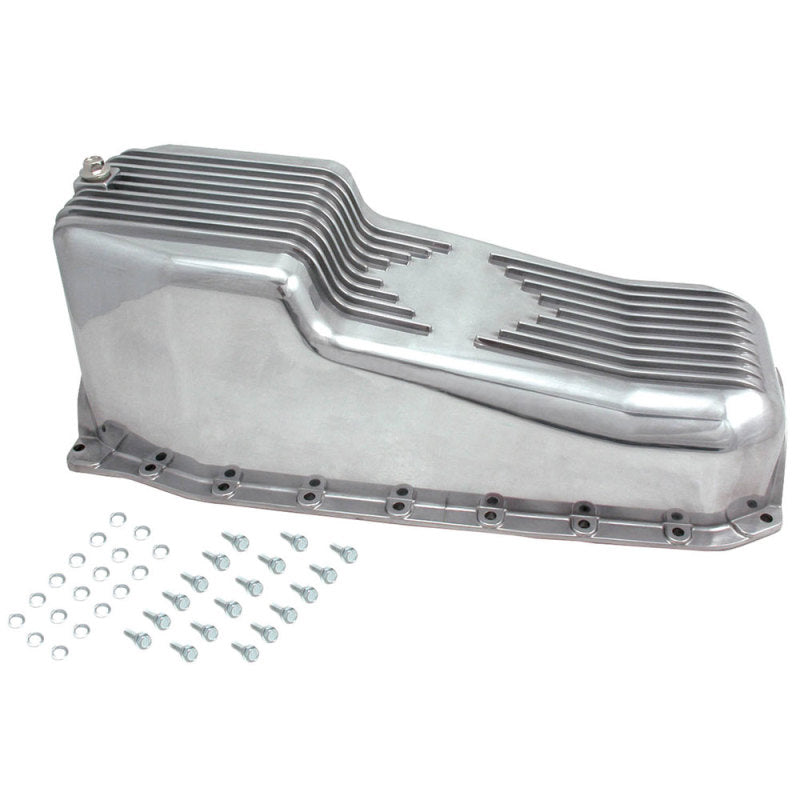 Spectre 1986-Up SB Chevy Oil Pan Kit - Polished Aluminum 4989 4989 Photo - Primary