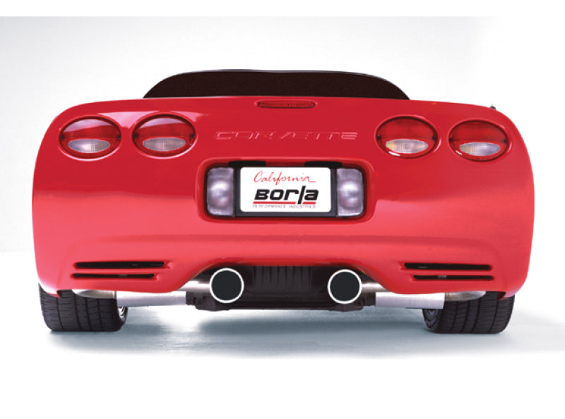 Borla 97-04 C5 Corvette (incl Z06) 5.7L V8 AT/MT Aggressive Stinger Cat-Back Exhaust 140017 140017 Photo - Close Up