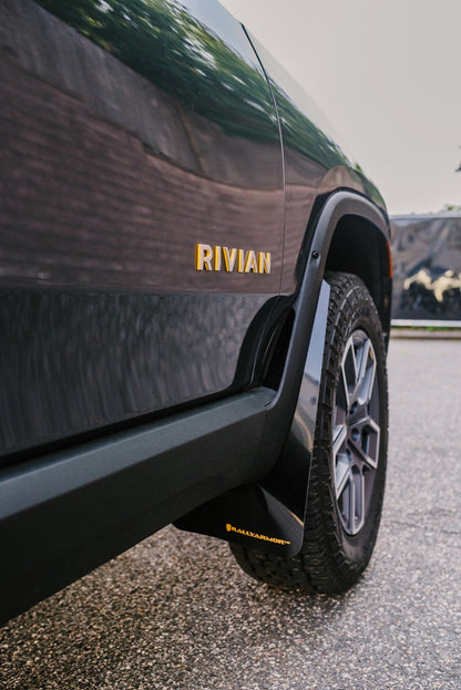 Rally Armor 2022 Rivian R1T Black UR Mud Flap w/ Tangerine Scream Logo MF18-UR-BLK/TS MF18-UR-BLK/TS User 1