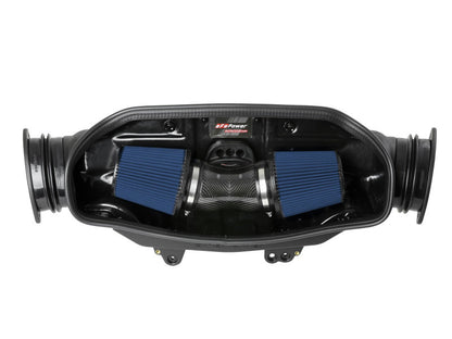 aFe 2020 Chevrolet Corvette C8 Track Series Carbon Fiber Cold Air Intake System With Pro 5R Filters 57-10013R 57-10013R Photo - Unmounted
