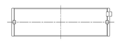 ACL Race Series Main Bearings Nissan VG30DE/VG30DETT Size: STD 4M2737HX-STD Technical Drawing