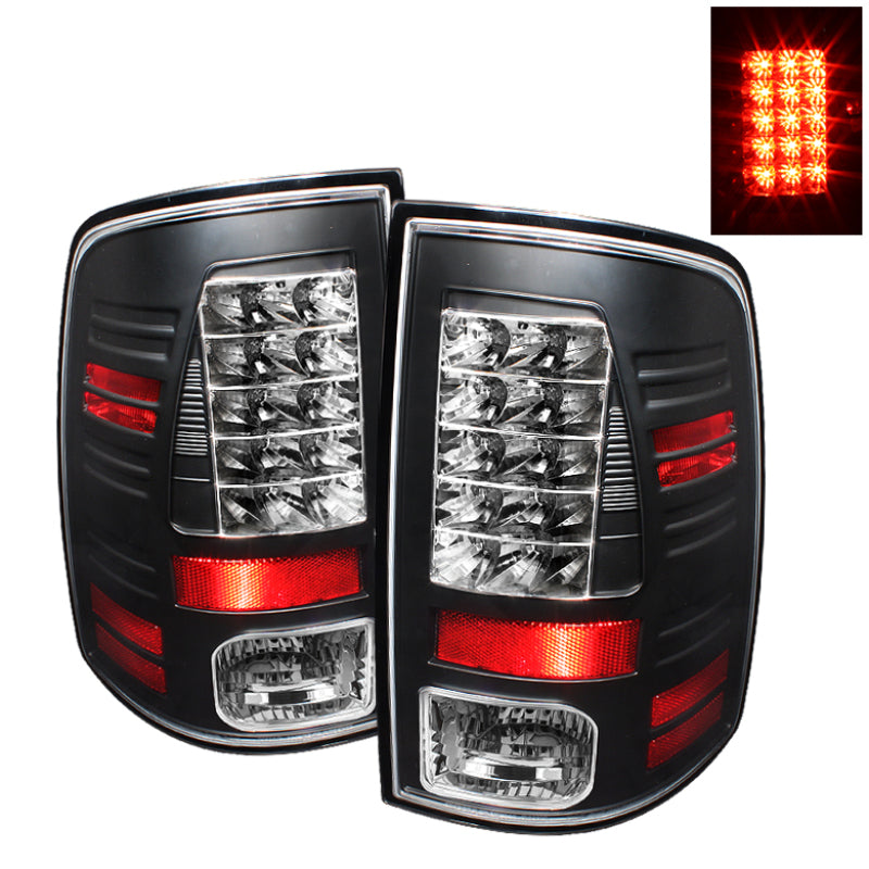 Spyder Dodge Ram 1500 09-14 10-14 LED Tail Lights Incandescent only - Blk ALT-YD-DRAM09-LED-BK 5017543 5017543 Photo - Primary