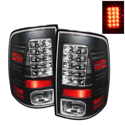Spyder Dodge Ram 1500 09-14 10-14 LED Tail Lights Incandescent only - Blk ALT-YD-DRAM09-LED-BK 5017543 5017543 Photo - Primary