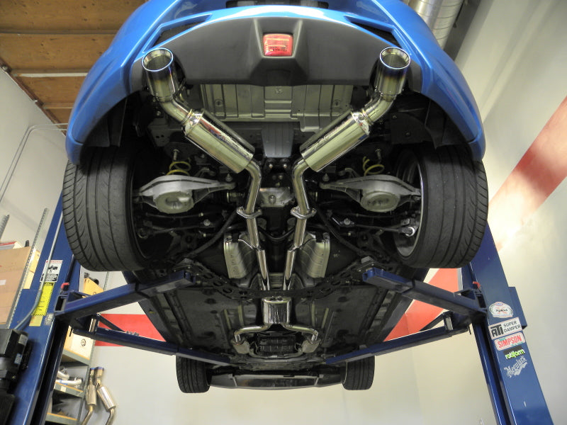 Injen 60mm Cat-Back Exhaust w/ Built In Reso 09-11 Nissan 370Z SES1989TT Photo - Mounted