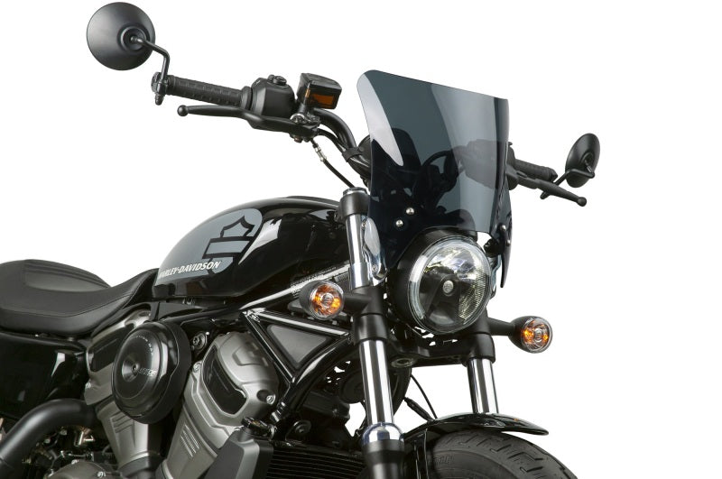 National Cycle Fits up to 48 mm. O.D. Mohawk Chorme Hardware/Straight Bracket/Windshield-Dark Tint N2831-001 N2831-001 User 1