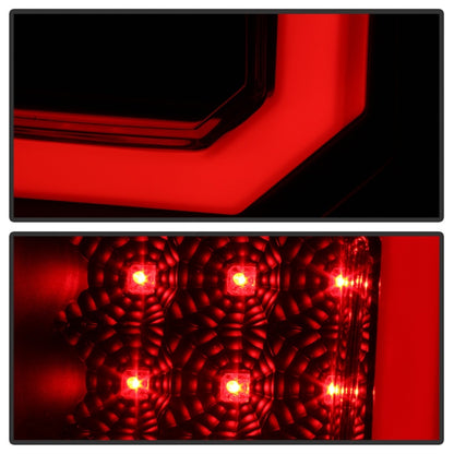 Spyder 07-13 Toyota Tundra V2 Light Bar LED Tail Lights - Smoke ALT-YD-TTU07V2-LB-BSM 5085443 5085443 Photo - Unmounted