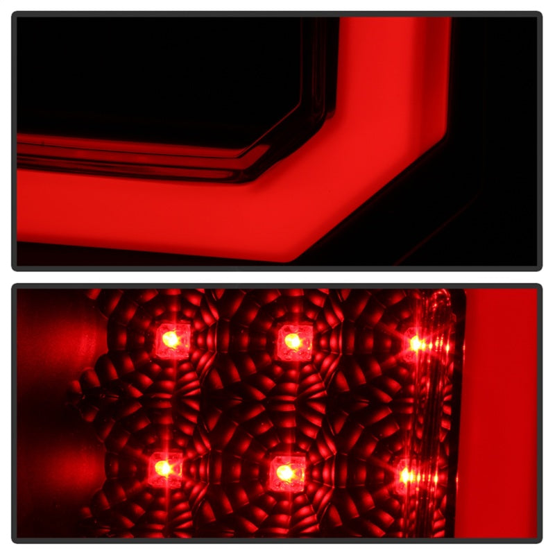 Spyder 07-13 Toyota Tundra V2 Light Bar LED Tail Lights - Smoke ALT-YD-TTU07V2-LB-BSM 5085443 5085443 Photo - Unmounted