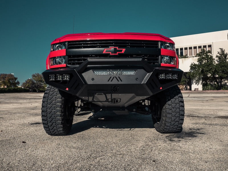 Road Armor 15-19 Chevy 2500 SPARTAN Front Bumper - Tex Blk 3152XF0B 3152XF0B Photo - Primary