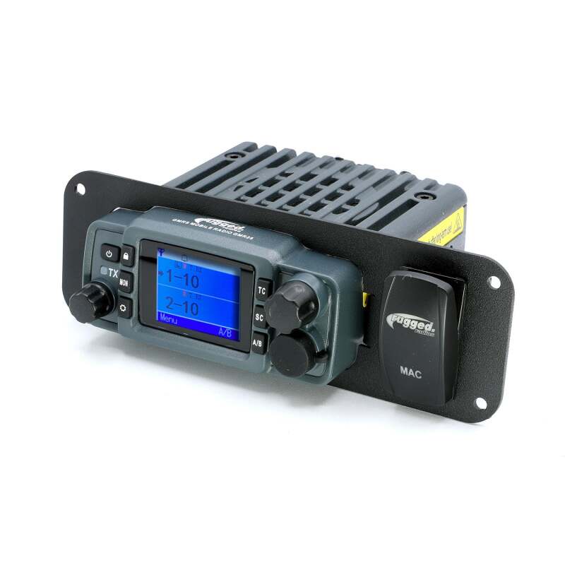 Rugged Radios In-Dash Mount for GMR25 / ABM25 Mobile Radios with Switch Hole MT-IDM-25WP-SW MT-IDM-25WP-SW Photo - Primary
