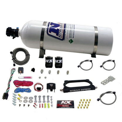 Nitrous Express 07-14 Ford Mustang GT500 Nitrous Plate Kit (50-250HP) w/15lb Bottle 20949-15 20949-15 Photo - Primary