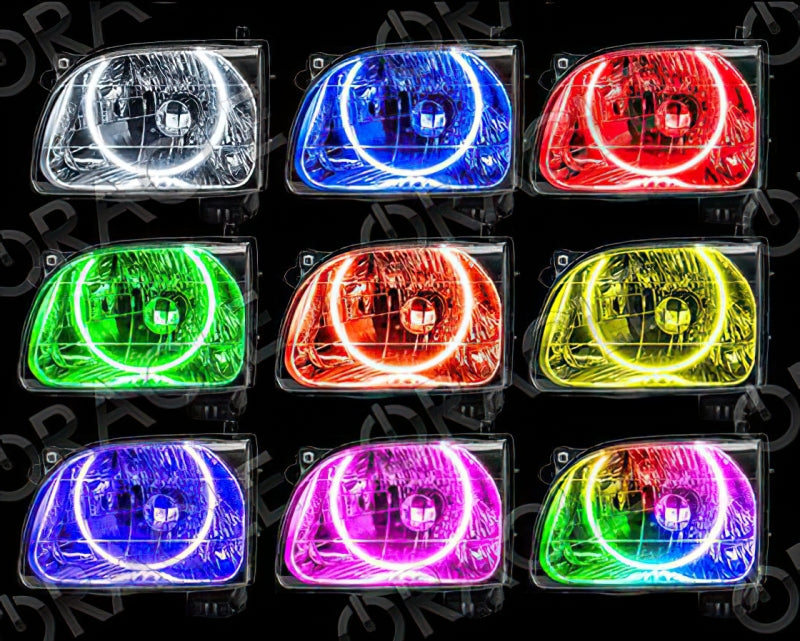 ORACLE Lighting Oracle Toyota Tacoma 01-04 Halo Kit - ColorSHIFT w/o Controller 3992-334 3992-334 Photo - Close Up