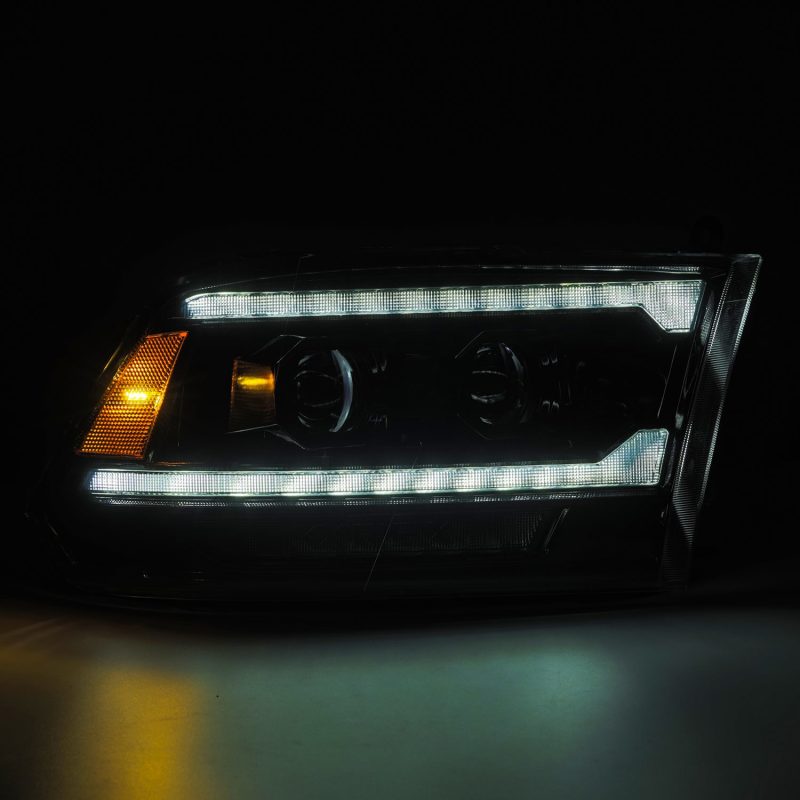 AlphaRex 09-18 Ram 2500 LUXX LED Proj Headlight Plank Style Alpha Blk w/Activ Light/Seq Signal/DRL 880560 880560 User 3