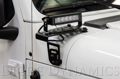 Diode Dynamics 18-21 Jeep JL Wrangler/Gladiator Cowl Mount LED Bracket Kit DD6089 DD6089 User 6