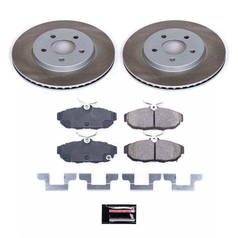 PowerStop Power Stop 11-14 Ford Mustang Rear Semi-Coated Rotor Kit SC4749 SC4749 Photo - Primary