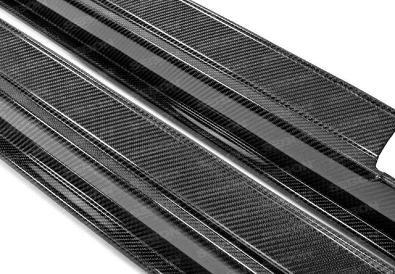 Seibon Cacbon carbon fiber side skirts for 2009-2016 Nissan GTR (Do not fit NISMO) SS1113NSGTR-SS Photo - Primary