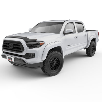 EGR 16+ Toyota Tacoma w/Mudflap Bolt-On Look Color Match Fender Flares - Set - Super White 795084-040 795084-040 Photo - Primary